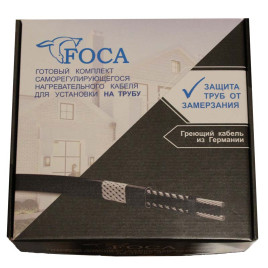 Греющий кабель саморегулирующийся на трубу FOCA 1 м