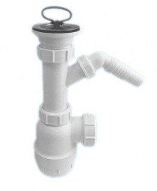 Сифон бутылочный с отводом (1 1/4'x32мм) McAlpine MRW240WM