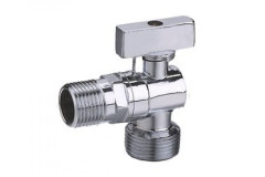 Кран угловой хромированный Наружный-Наружный TIM